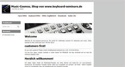 Desktop Screenshot of music-cosmos.de